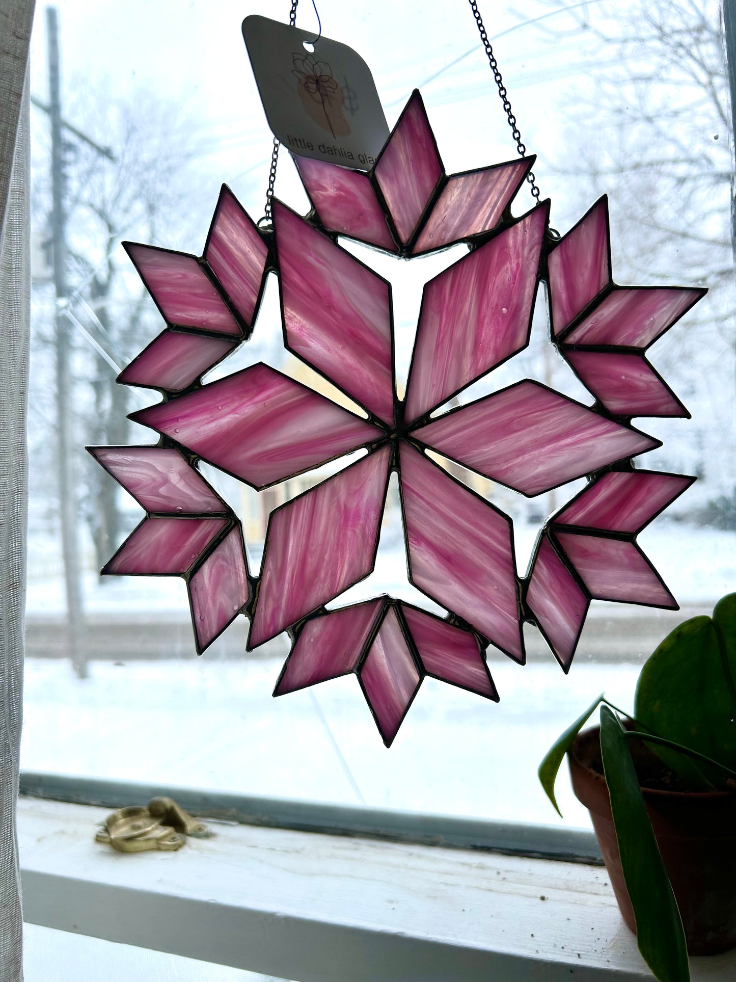 Snowflake - pink